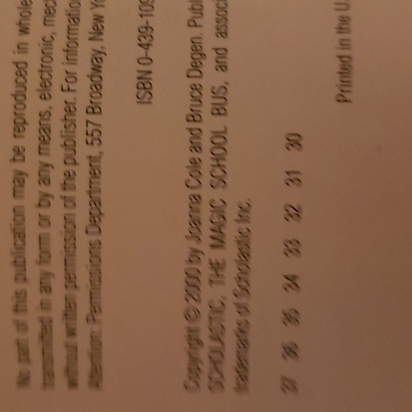 New! Vintage! Magic School Bus Chapter Book #3 - Picture 5 of 5